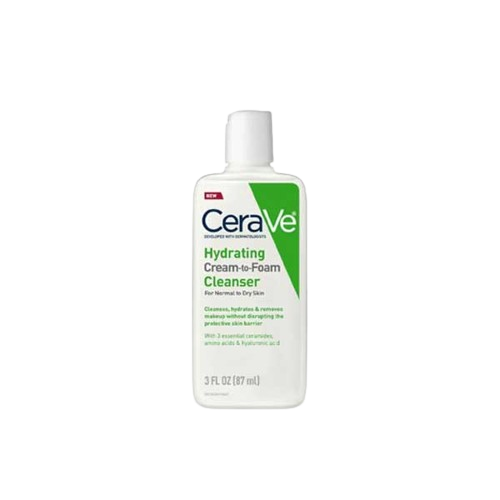 Cerave Hydrating Cream-To-Foam Cleanser 87ml